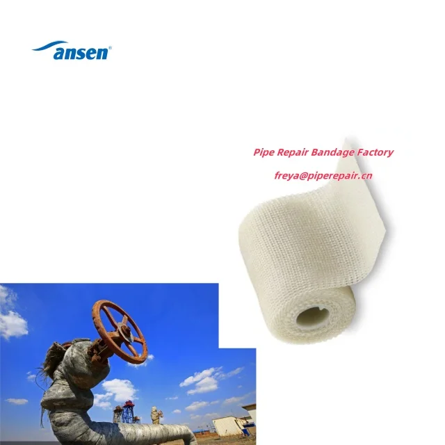 PVC Pipe Repair System- Composite Fibreglass Wrap Urethane Resin Soaked Pipe Repair Tape to Fix Leaking Pipes