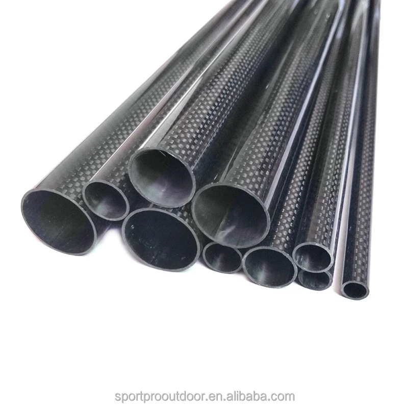 factory custom texture carbon tube 40mm 50mm speargun carbon fiber tube