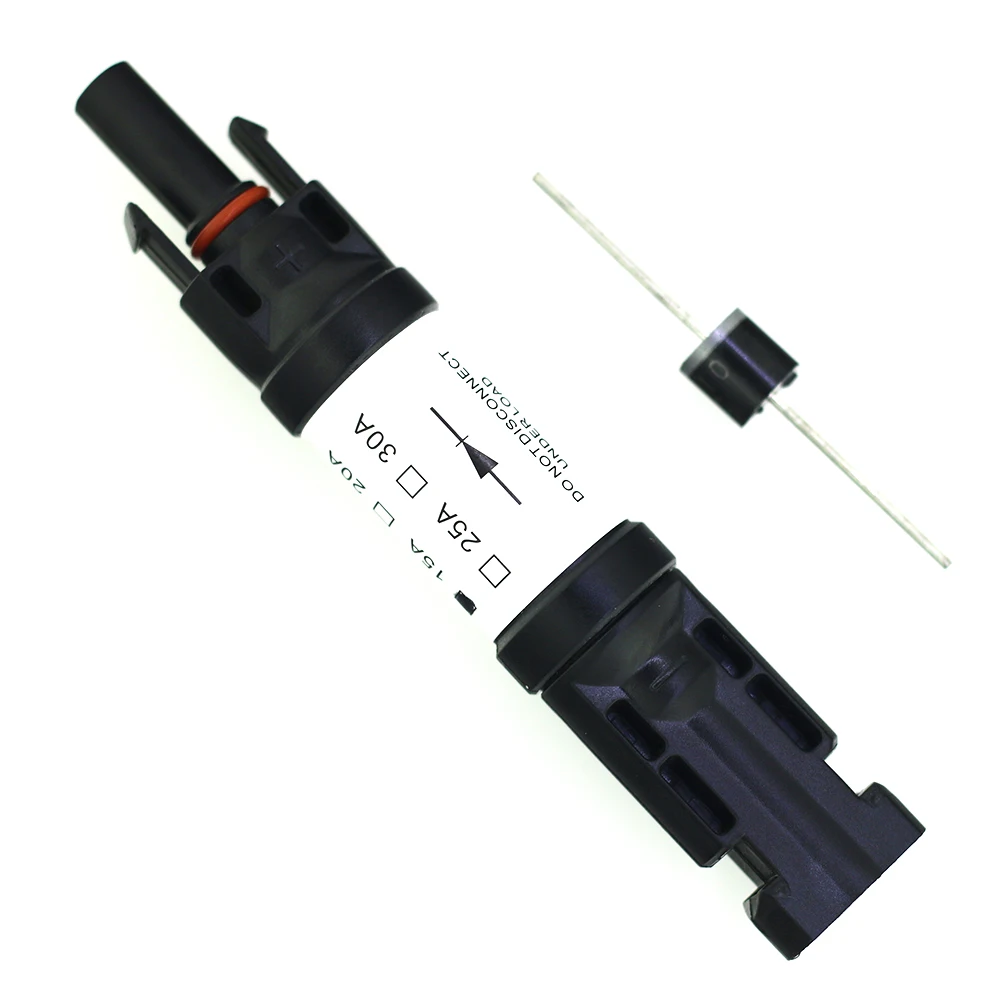 1000V 30A Solar diode connectors PV IP67 waterproof diode solar cable clip Connector for solar system