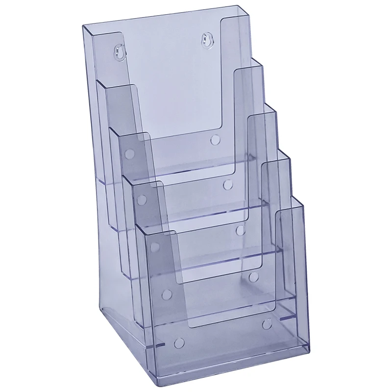 Kejea brochure holder wall mount Portable literature stand magazine plastic desktop literature holders
