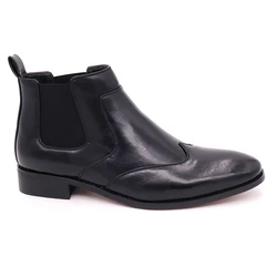 British Style Business WING TIP Chelsea Boots man dress shoes