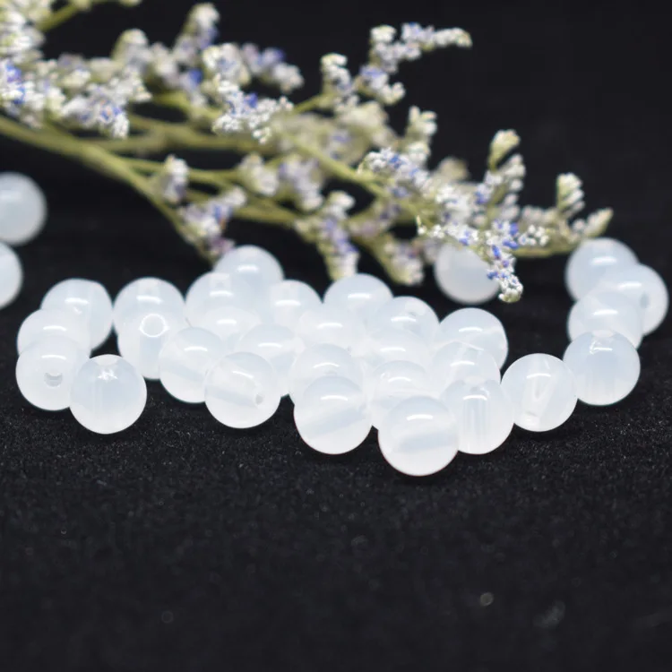 Diy accessories acrylic paint 6-30mm round beads jewellly spring dispersion beads handmade for making bracelet