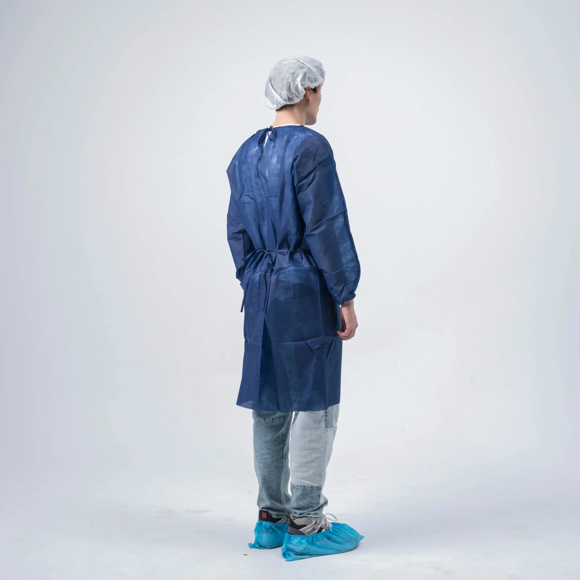 Customize Disposable Body Suits Lab Gown Bata Quirurgica Coveralls Adult CE White Hospital Medical Medical Protective Clothing