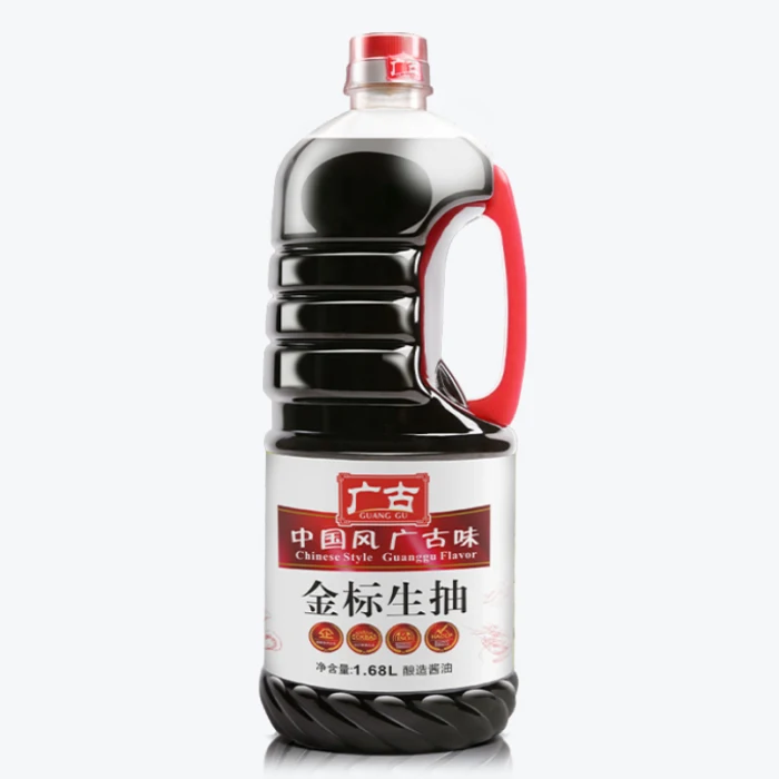 Золотая этикетка Guang Gu 1 29 л китайский соевый соус оптовая цена натуральный ферментированный сёю
