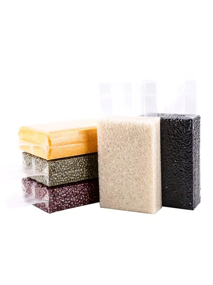 YF Custom Printing Plastic Vacuum Basmati Rice/Beans Packing Bag