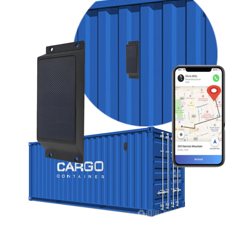 Manufacturer  long standby time 13400mAH 4G lTE IP67  waterproof wireless solar powered gps vehicle tracker