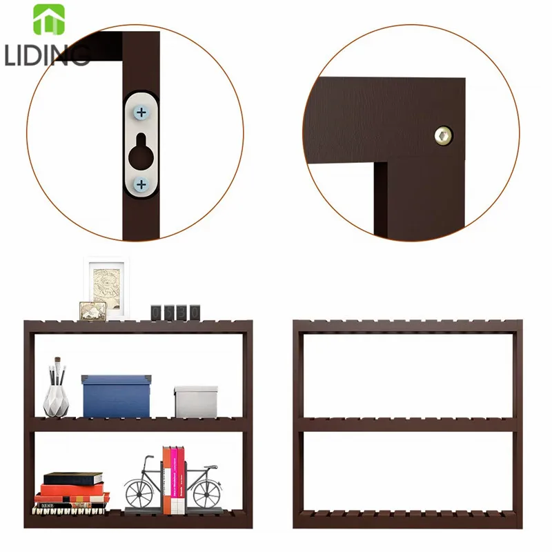 Bamboo Shelf 3-Tier Utility Storage Organizer Plant Stand Towel Holder