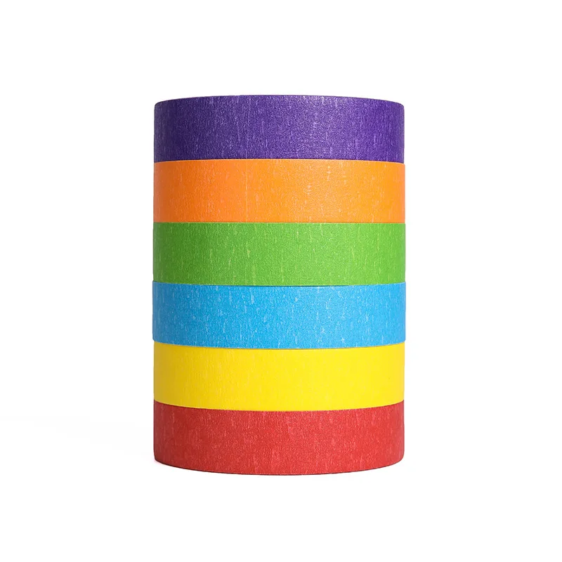 Masking Tape Rolls For Car Painting Crepe Paper With Masking Tape