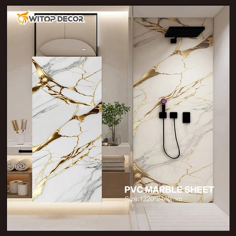 PVC Marble Sheet Board Wall Decoration Pvc Uv Panels