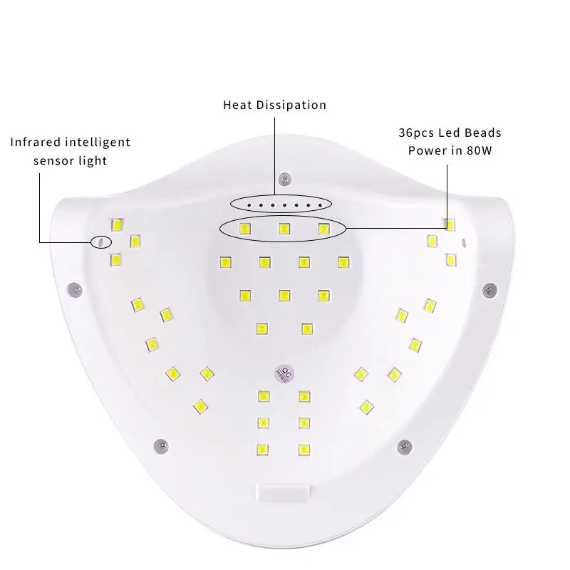 2024 SUNX5 PLUS Professional Nail Lamp UV Lamp Nail Dryer for UV Gel LED Gel Nail Machine with Sensor