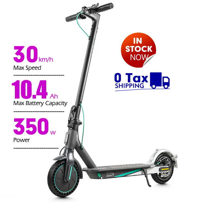 Eu Warehouse Stock Trotinette Electrique Patinetes Electrico M365 Mi Pro 2 8.5Inch 350W 10.4Ah E Electric Scooters