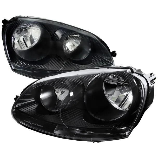 Автомобильная фара для VW 2005-2010 Golf MK5 Jetta Rabbit черный корпус фары передние автомобильные 1K6 941 005 S/1K6 006