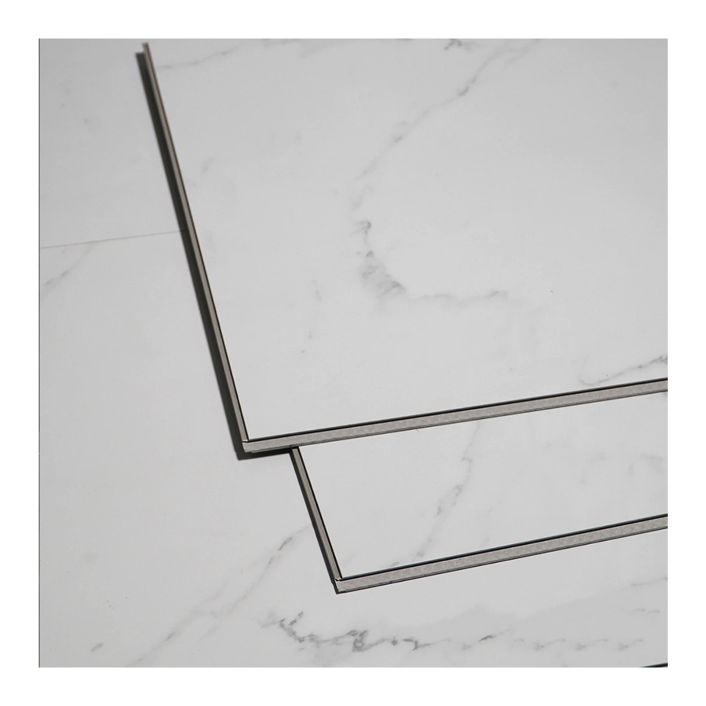 Luxury Marble color Vinyl Plank Flooring Tile SPC Vinyl Crystal  Coral    Surface  Flooring For Bath Living Room