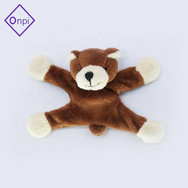
Wholesale bear plush animal fridge toys with magnet OEM plush animal toy fridge magnet 