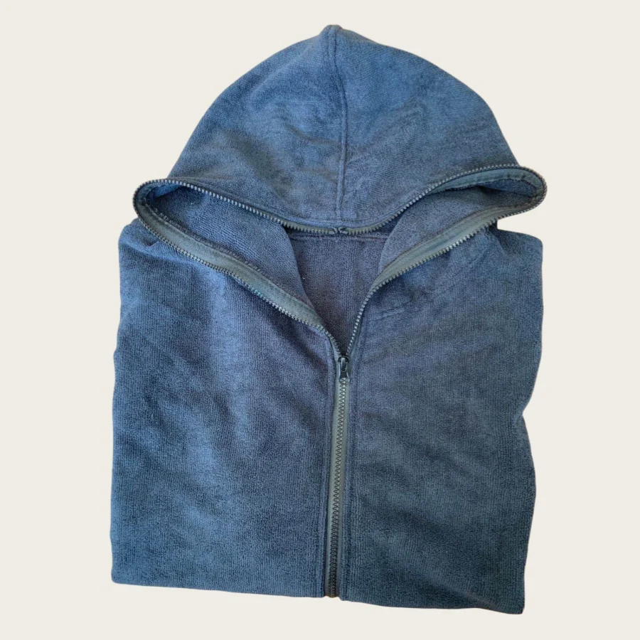 terry surf poncho hooded beach bathrobe towel surf changing poncho robe