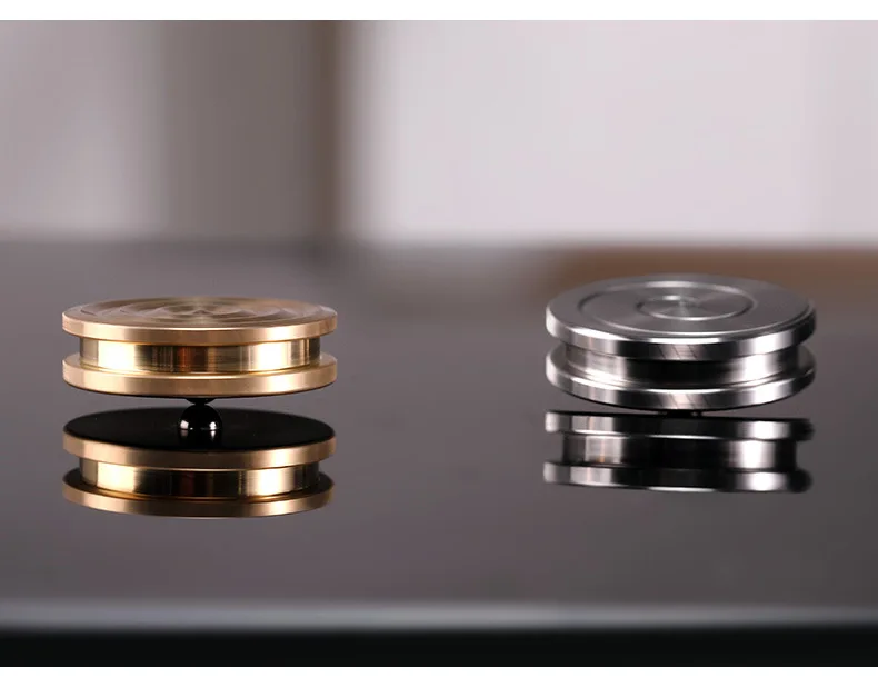 S316 Hand Spinner Toy Focus Toy Stainless Steel Metal Decompression Pendant Gyro Pendant Necklace Keychain Pendant Gyro