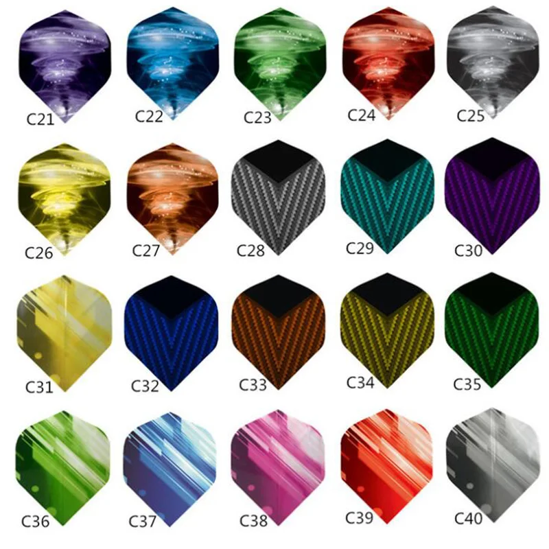 PET Dart Flights dart Wings For tungsten brass iron dart game sets steel tips soft tip