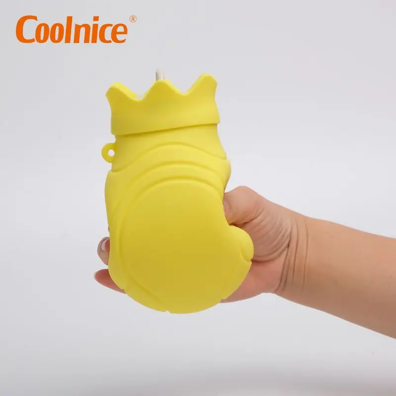 Coolnice новый дизайн сумка-холодильник сумка для разогрева воды в микроволновой печи с вязаным чехлом силиконовая подогрева