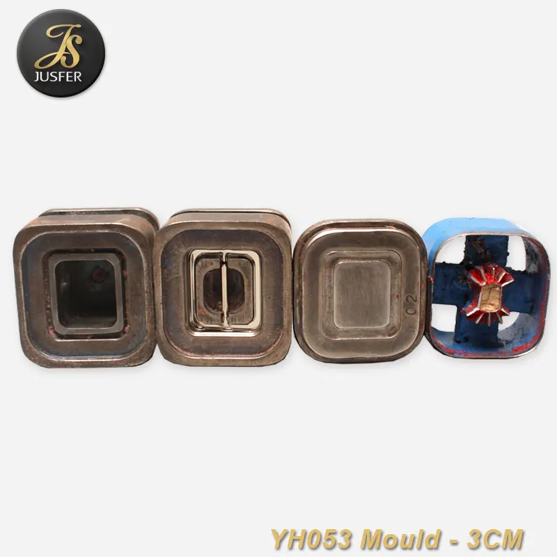 Assemble die fabric cover buckle mould cover belt buckle