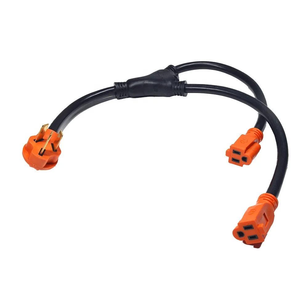 220/250V 50A Gas Range, Stove, Oven Plug to Standard Home NEMA 10-50P 3-pin Male Wall 5-15R 110/125V 3-prong Receptacle 250 STW