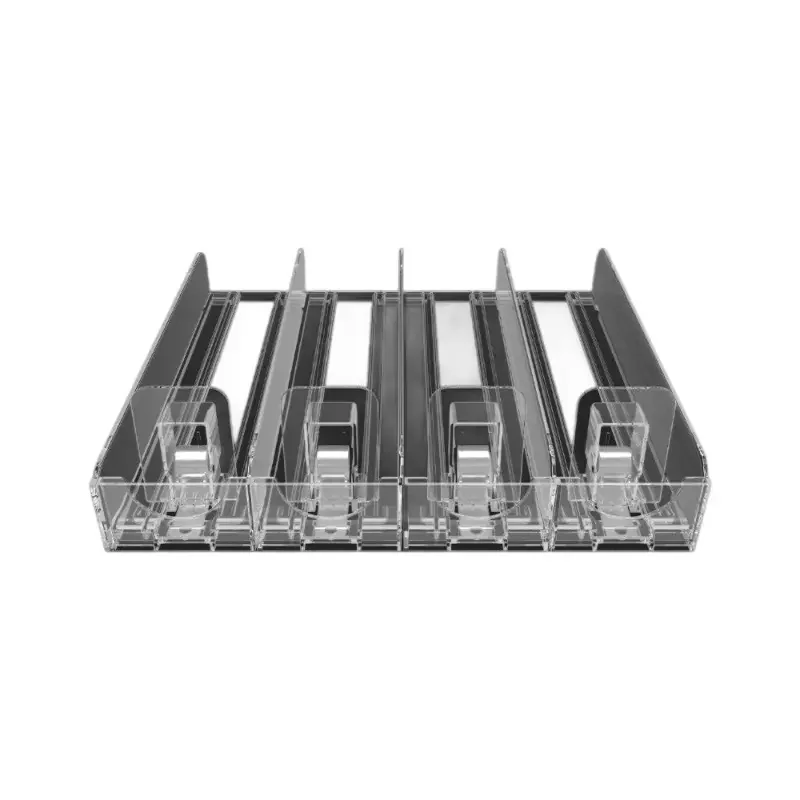 Wholesale Supermarket Shelves Adjustable Clear Plastic Ps Dividers & Spring Loaded Shelf Pusher for Tobacco Display Market Racks