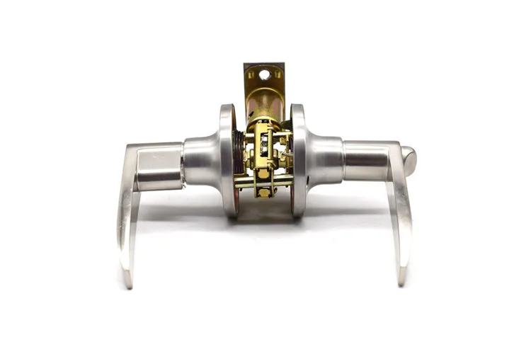 MAXAL Satin Nickel finish Door handle lock interior Entrance  lock Door Locks Handles