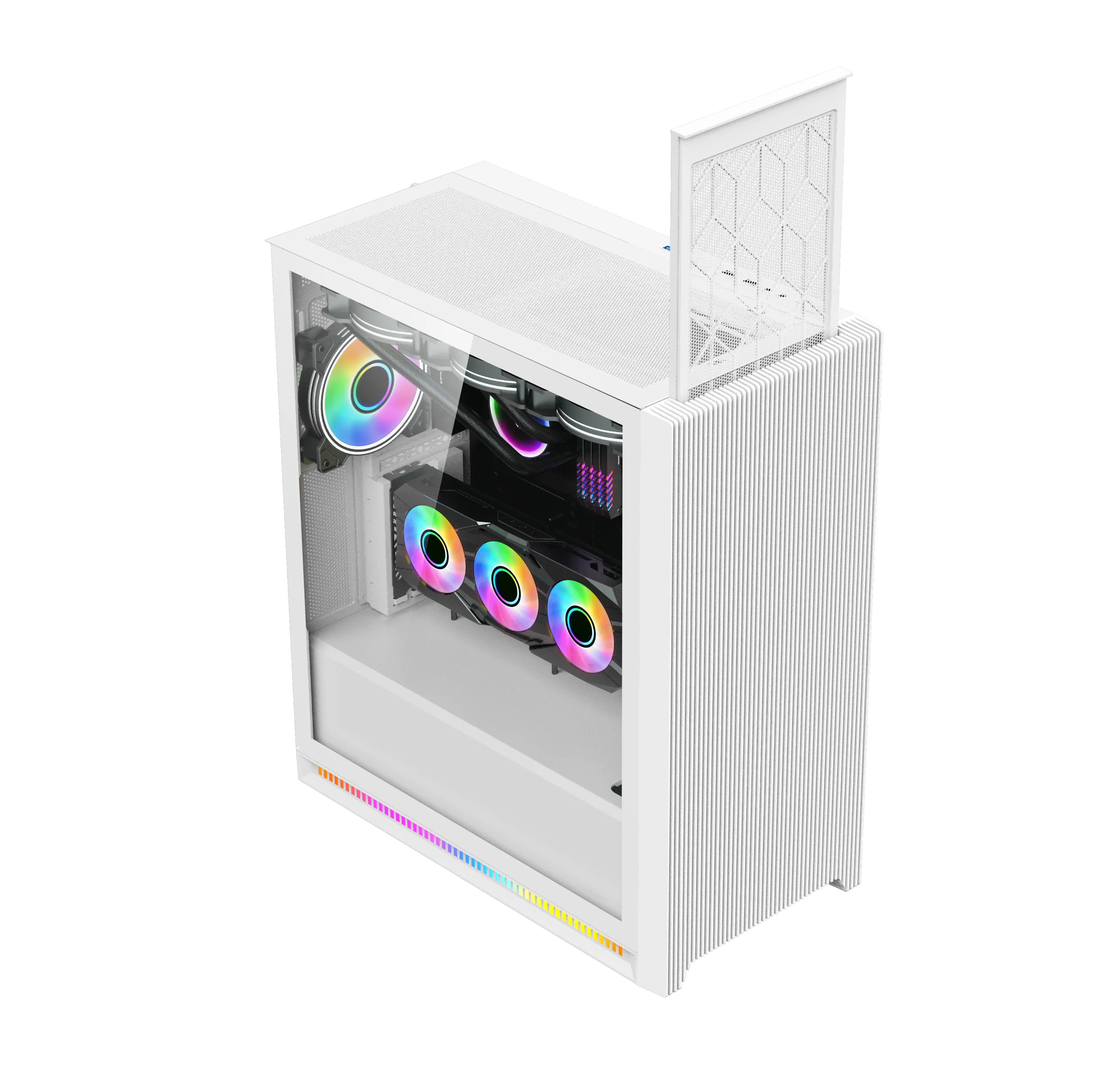 Powercase bilgisayar kasasi computer box cheapest eatx gaming computer case oem odm desktop cabinet pc tower gaming casing