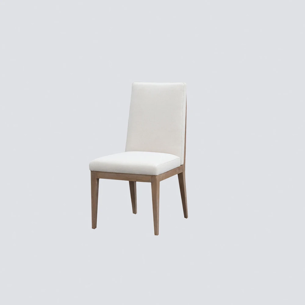 NS FURNITURE fabric dining chair European modern design restaurant chair for dining table set Nordic European style wood frame