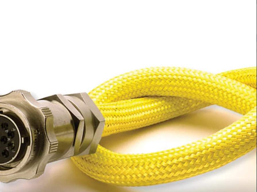 T&F Protective Sleeve Electriduct Aramid Fiber Braided Sleeving High Temperature Flame Retardant Cable Sleeve Hose Protector