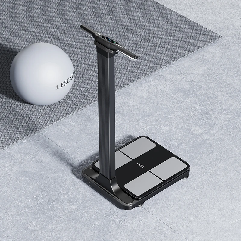 8 Electrodes Weighing Scale Composition Analyzer Body Scan Scale 180KG  Rechargeable Digital Scales With Bluetooth And WIFI