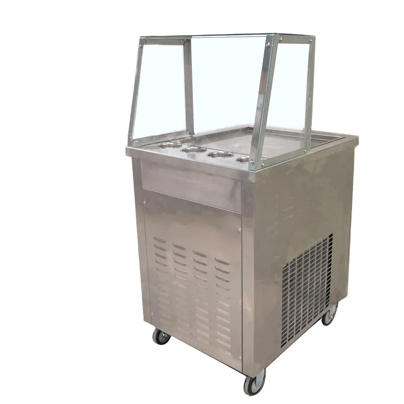 Commercial Type Yogurt Machine Fried Ice Cream Ice Cream Rolls Making Machine Roll Ice Machine