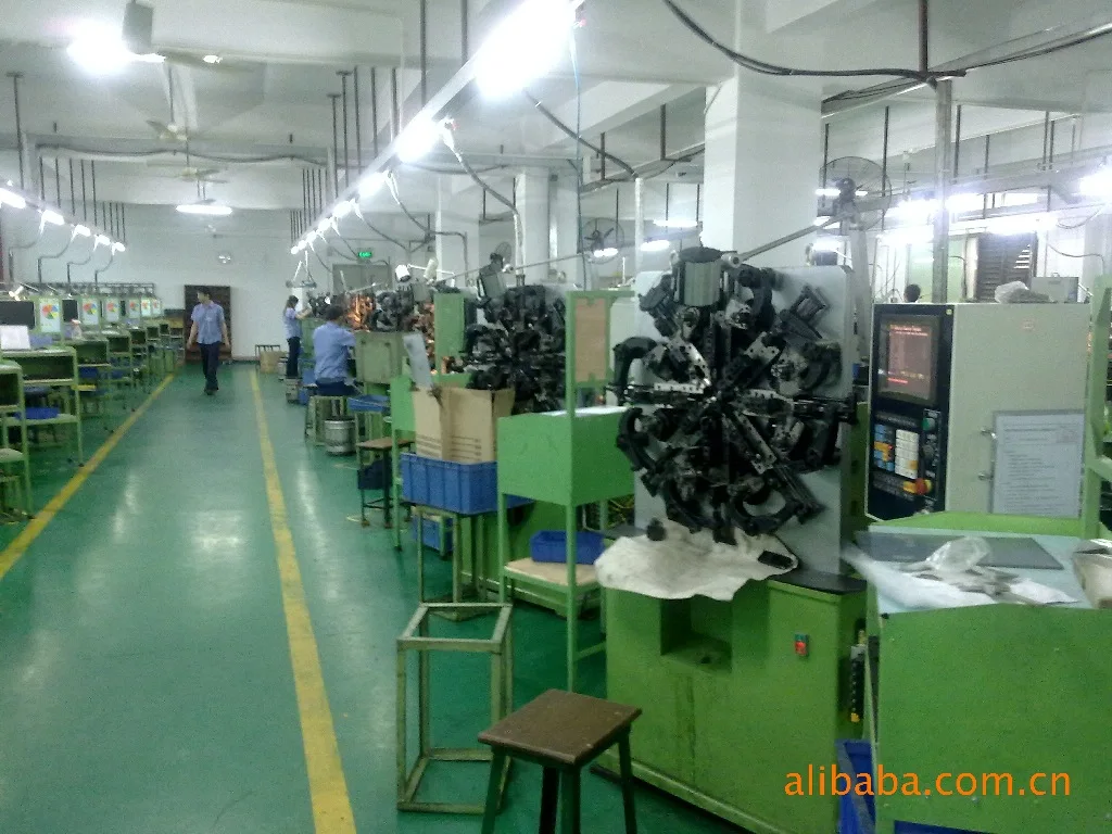 Factory customized black zinc-plated precision small wave spring