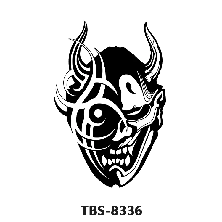 Bestseller Custom Anime Fake Tatoo Sticker Waterproof Chest Men Temporary Tattoo