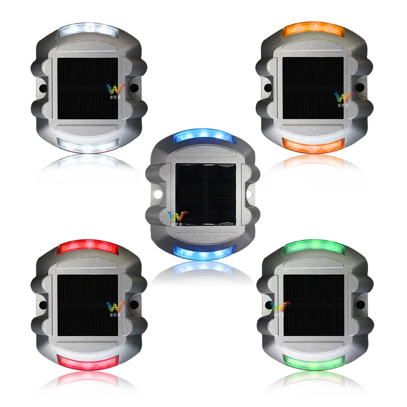 CE approved White LED landscape light aluminum solar road stud