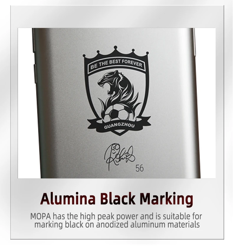 Mopa Fiber Laser Marking Machine for Mobile Phone Back Cover Printing