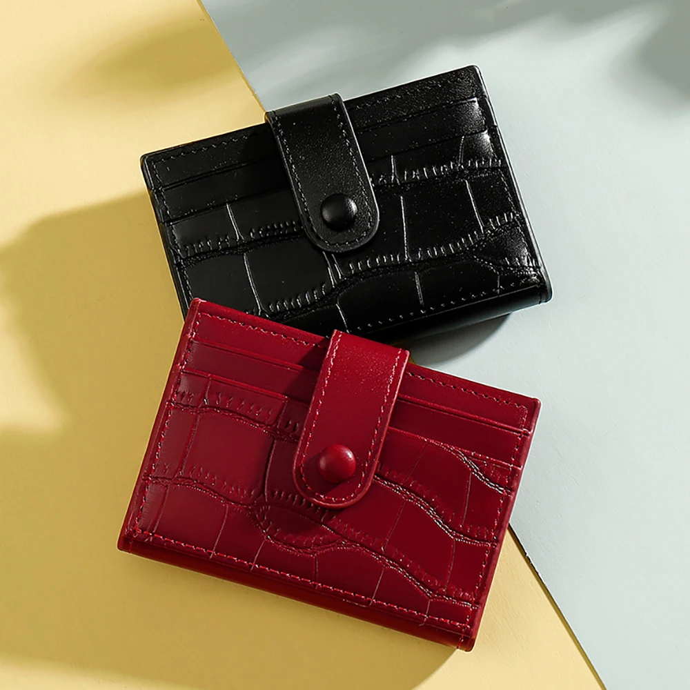 Fashion crocodile Custom girls small change wallet PU leather ladies credit card holder wallet