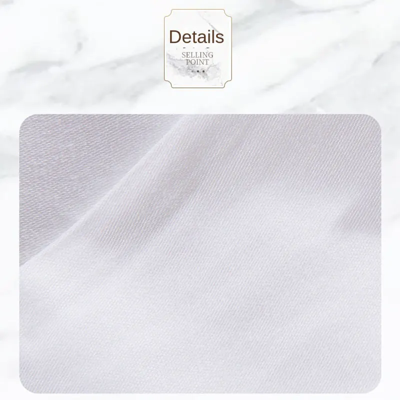 Hotel 4 pieces bedding set 60s pure cotton white satin bed sheets pillow case duvet cover hotel linen bedding set