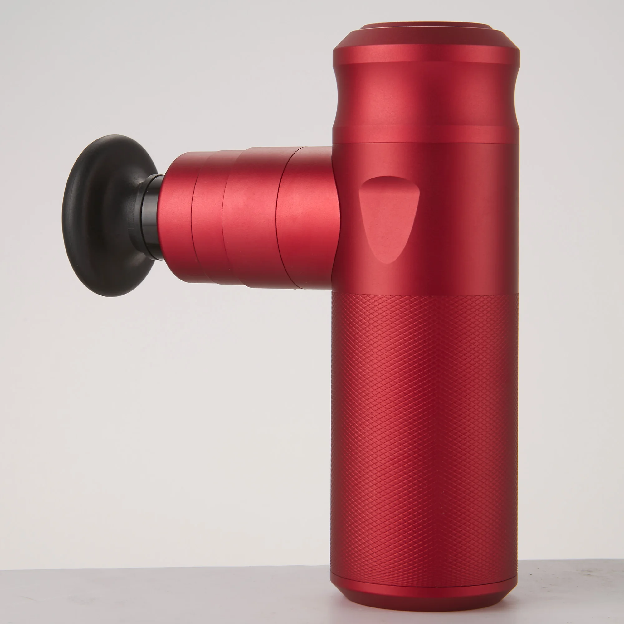 Mini Massage Gun Handheld Aluminum Soft Start 4 Adjustable Intensity Levels Includes Four Attachments mini gun massager