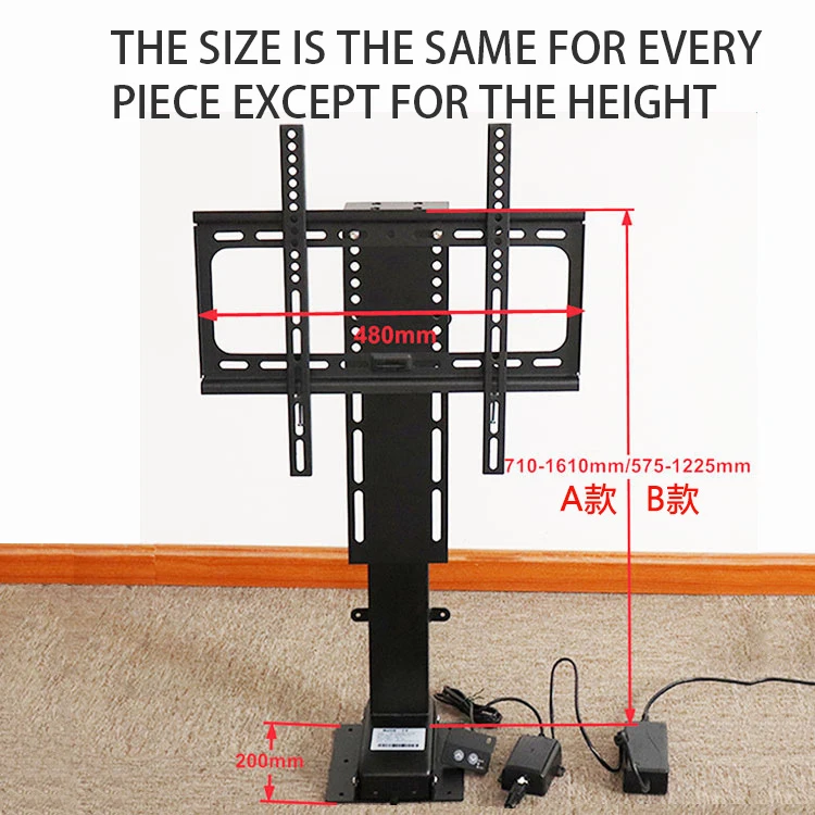 Крытый и открытый беспроводной пульт дистанционного управления Автоматическая регулируемая высота ТВ подъемная платформа подъемный механизм системы