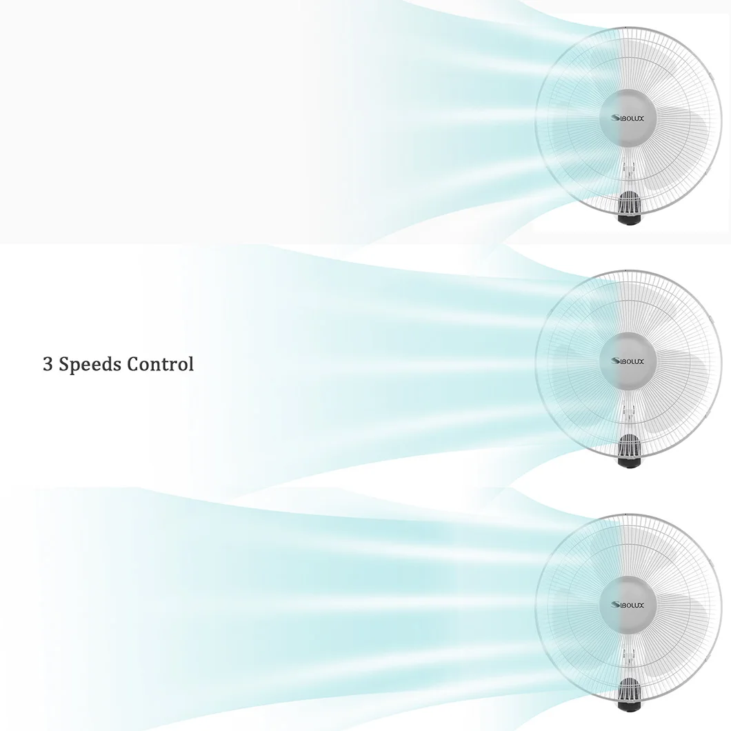 50W With Remote Control High Velocity Fan High Quality Silent 16Inch Wall Mounted Fan Practical Long Life Ventilateur