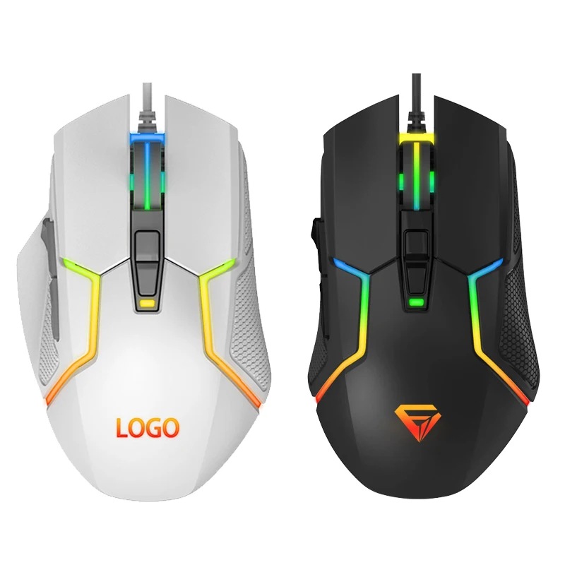 Проводная мышь игровая otical компьютер 7 Кнопка точек на дюйм Эргономика игровая мышь 3600 точек/дюйм “дышащими” световыми индикаторами игровой коврик для мыши