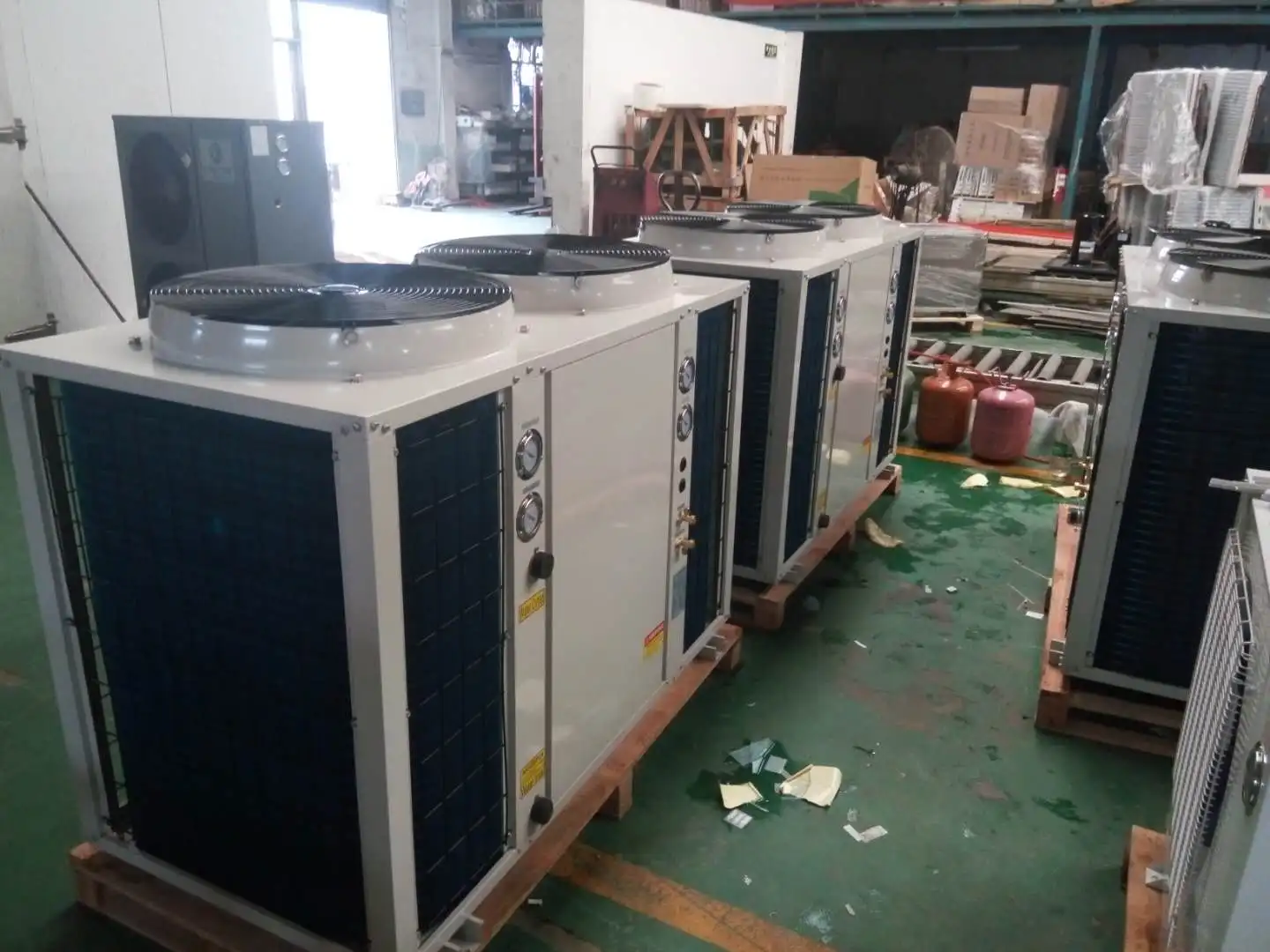 7.5~50KW Best Selling Product Air Source Heat Pump Air Cooled Water Chiller Sale Air to Water Heating and Cooling Equipment