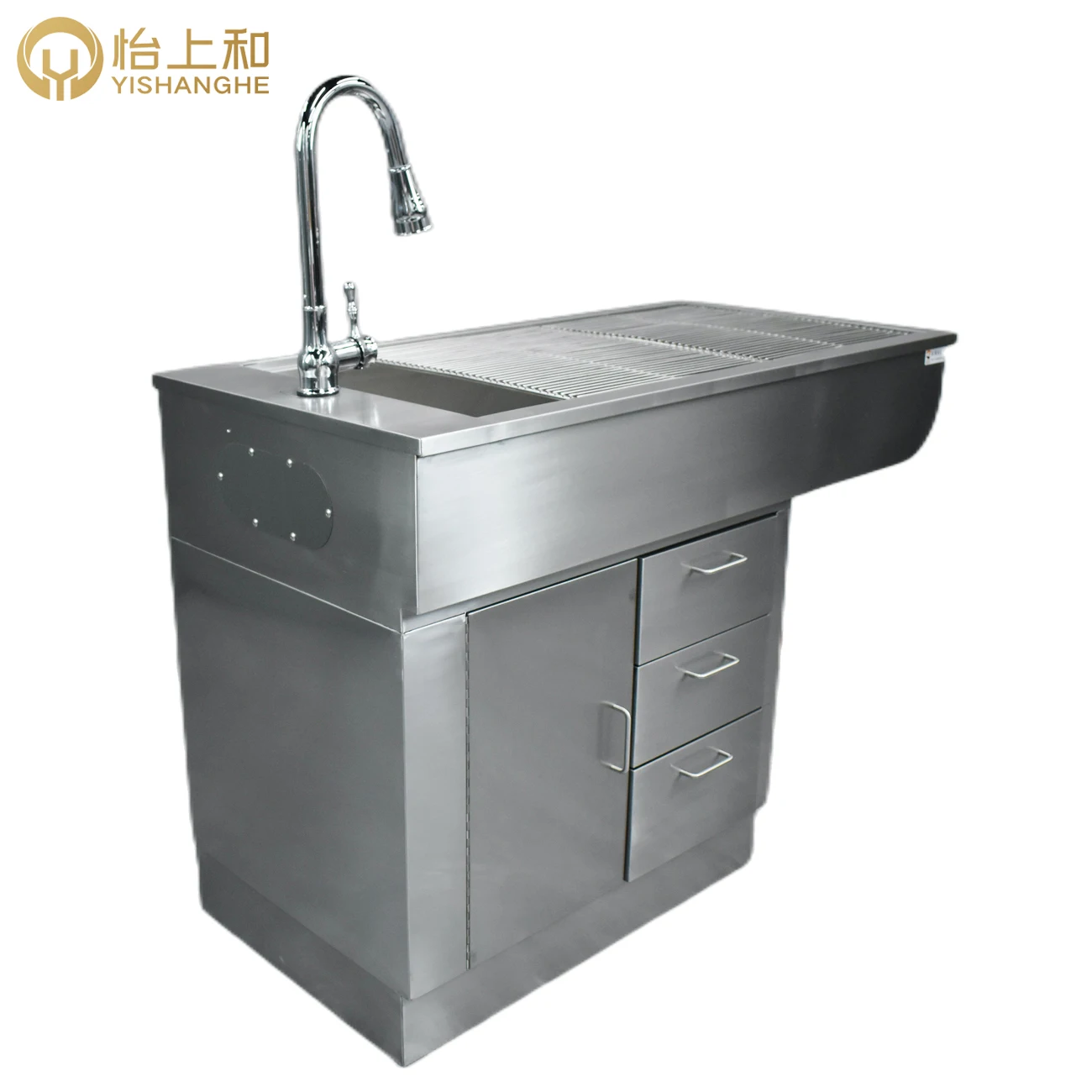 Multifunctional veterinary equipment, veterinary dentistry and operating table, stainless steel animal examination table