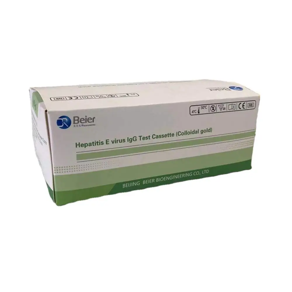 
Medical antibody Hepatitis E virus IgG Test Cassette colloidal gold method 