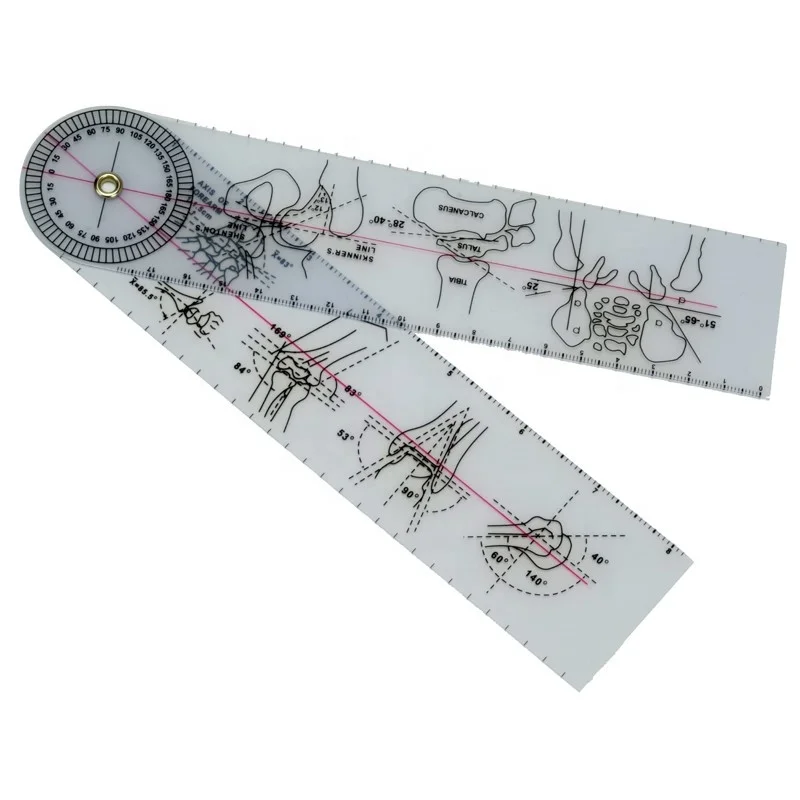 Medical ruler,Angle ruler,Goniometer,Bone measurements feet