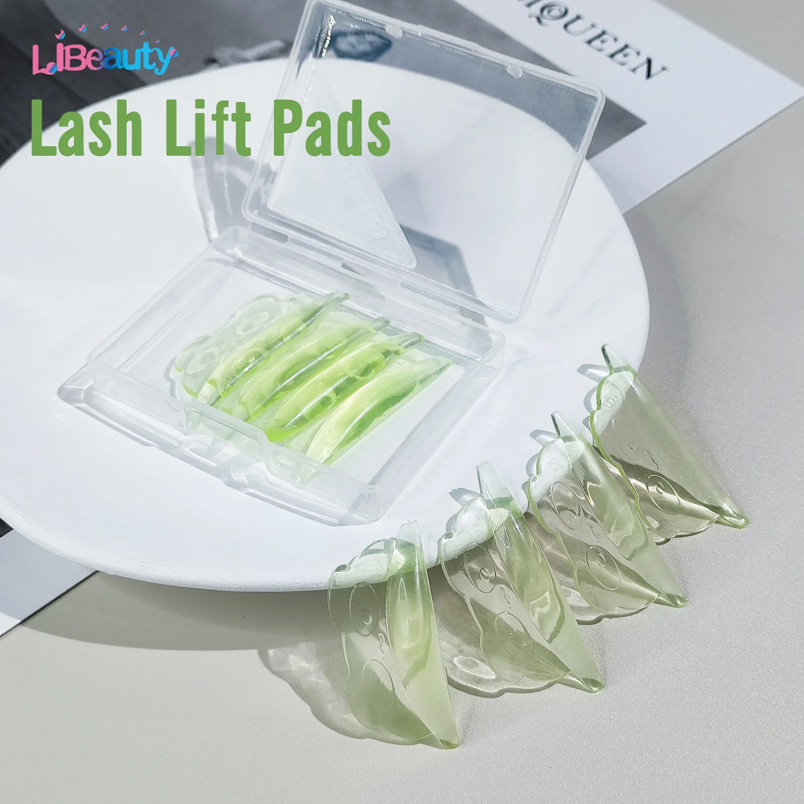 Salon Eyelash lifit tools Roller 4 sizes Lash lift rods Transparent Lash lift silicone pads Eyelash silicone Shields