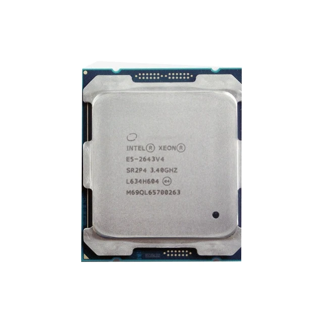 Используемый E5-2643V4 Xeon E5 2643V4 3,40 ГГц 6-ядерный 20 МБ SmartCache E5 2643 V4 FCLGA2011-3 TPD 135 Вт