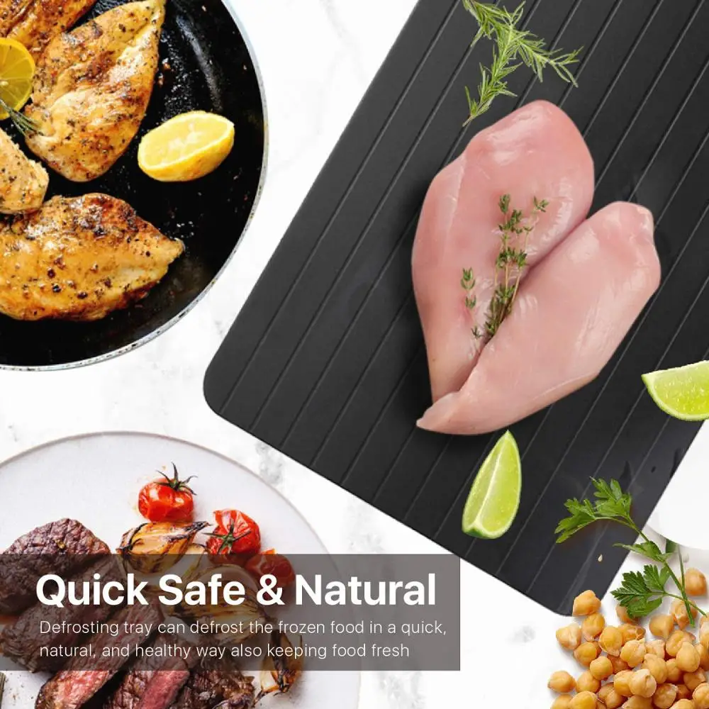 2019 Amazon Best Selling Products Safest Way Thawing Plate To Defrost Meat Fast Defrosting Tray for Frozen Food