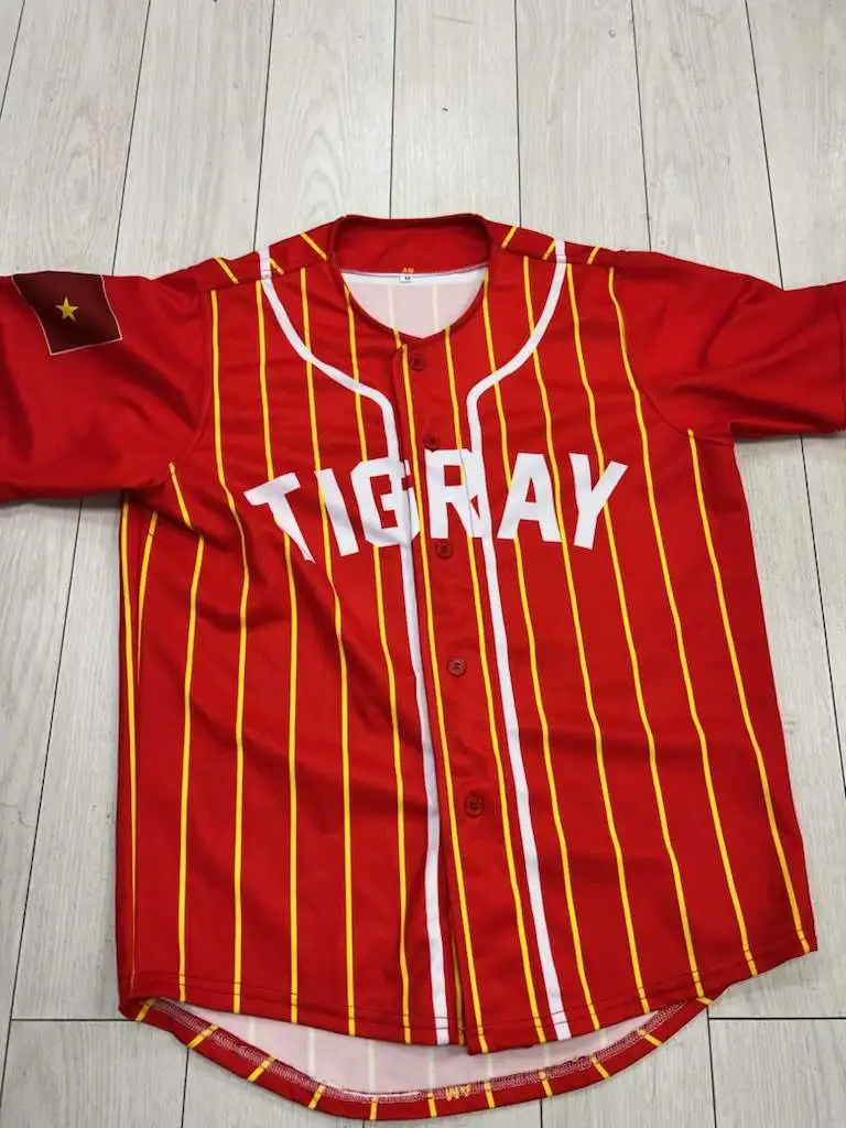 Wholesale cheap 100% polyester custom sublimated girls cheer baseball jerseys cheer club warm up jerseys