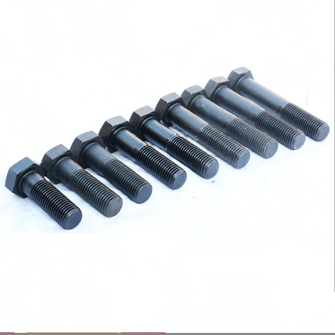 DIN960 DIN961 Fine Pitch M8-36 High Tensile Metric Class 8.8 10.9 12.9 Alloy Steel Hex Bolts 20Mntibom or 40Cr Steel